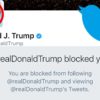 @realDonaldTrump blocked